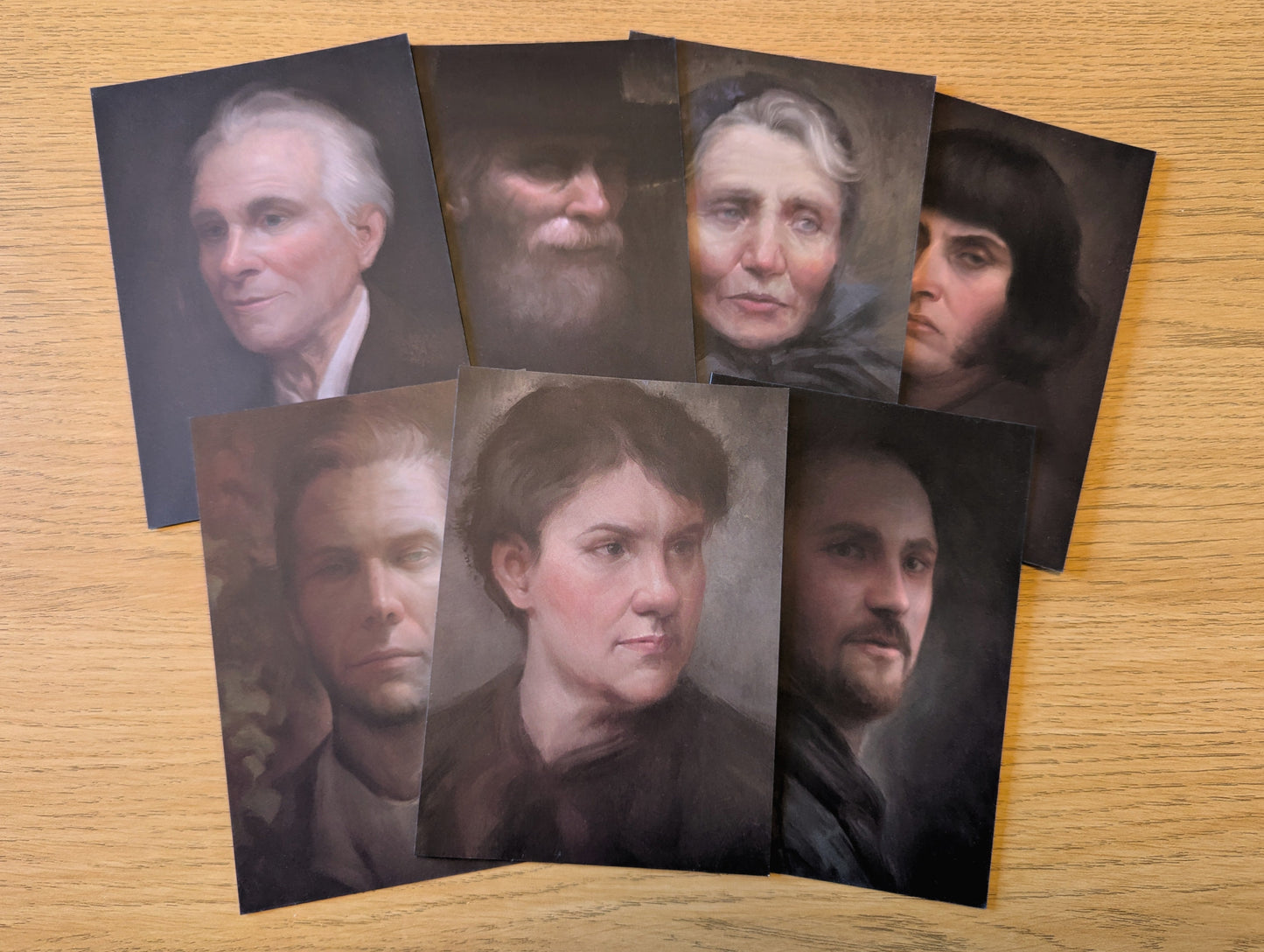 Darkened Hill & Dale - Artwork Postcards