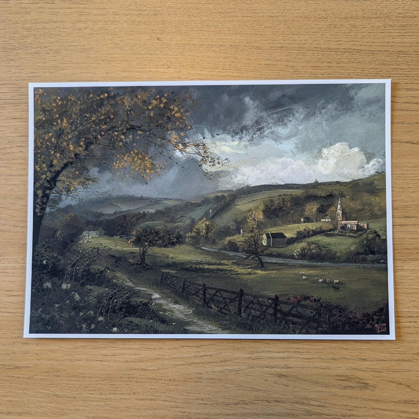 Darkened Hill & Dale - A4 Giclée Cover Art Print