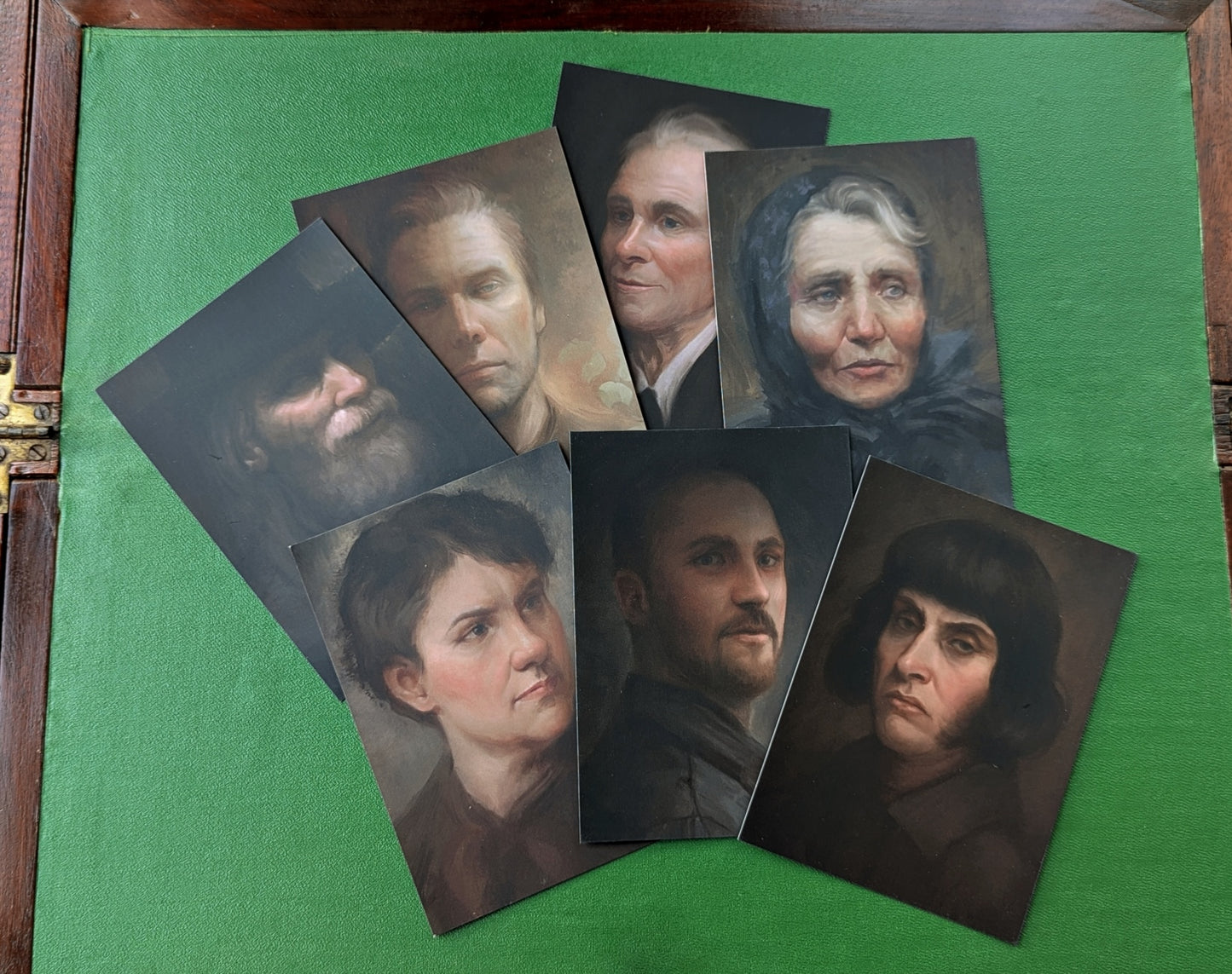 Darkened Hill & Dale - Artwork Postcards